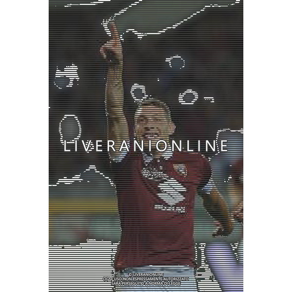 Torino 08.08.2019 Stadio Grande Torino Torino vs Shakhtyor Soligorsk terzo turno qualificazioni Europa League 2019/2020 ©Viganti/Agenzia Aldo Liverani Nella foto: esultanza andrea belotti / AGENZIA ALDO LIVERANI SAS