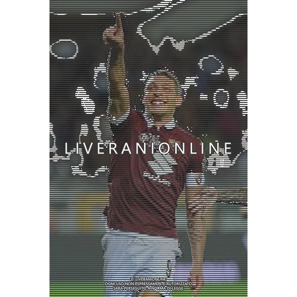 Torino 08.08.2019 Stadio Grande Torino Torino vs Shakhtyor Soligorsk terzo turno qualificazioni Europa League 2019/2020 ©Viganti/Agenzia Aldo Liverani Nella foto: esultanza andrea belotti / AGENZIA ALDO LIVERANI SAS