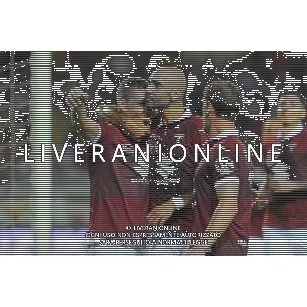 Torino 08.08.2019 Stadio Grande Torino Torino vs Shakhtyor Soligorsk terzo turno qualificazioni Europa League 2019/2020 ©Viganti/Agenzia Aldo Liverani Nella foto: esultanza torino andrea belotti e simone zaza / AGENZIA ALDO LIVERANI SAS