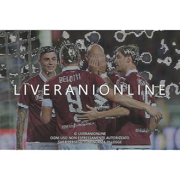 Torino 08.08.2019 Stadio Grande Torino Torino vs Shakhtyor Soligorsk terzo turno qualificazioni Europa League 2019/2020 ©Viganti/Agenzia Aldo Liverani Nella foto: esultanza torino / AGENZIA ALDO LIVERANI SAS