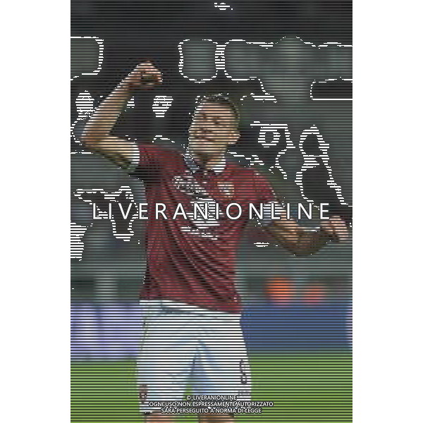 Torino 08.08.2019 Stadio Grande Torino Torino vs Shakhtyor Soligorsk terzo turno qualificazioni Europa League 2019/2020 ©Viganti/Agenzia Aldo Liverani Nella foto: esultanza andrea belotti / AGENZIA ALDO LIVERANI SAS