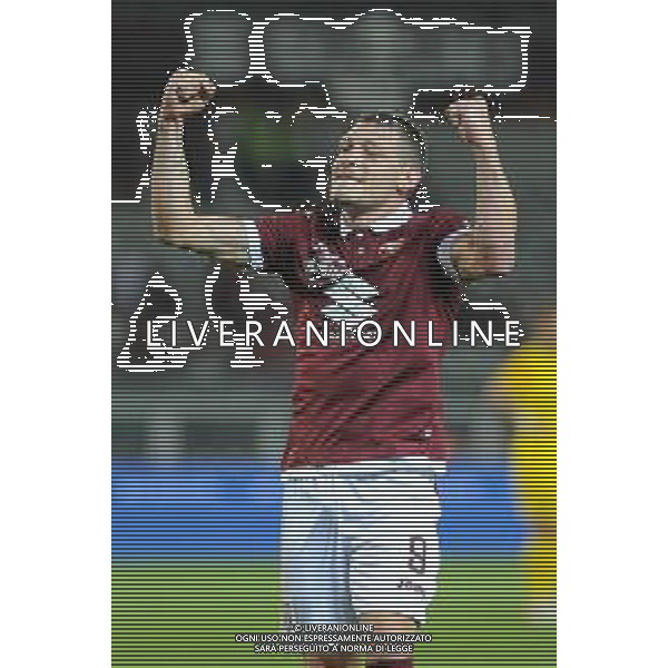 Torino 08.08.2019 Stadio Grande Torino Torino vs Shakhtyor Soligorsk terzo turno qualificazioni Europa League 2019/2020 ©Viganti/Agenzia Aldo Liverani Nella foto: esultanza andrea belotti / AGENZIA ALDO LIVERANI SAS
