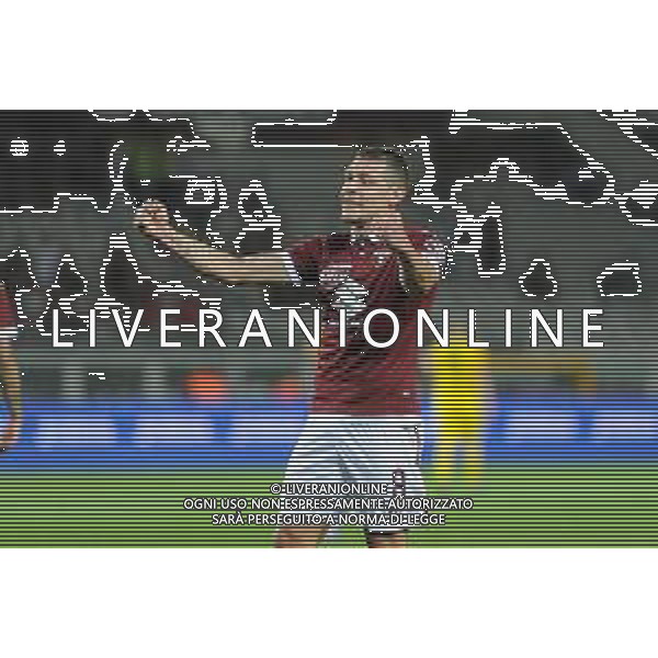 Torino 08.08.2019 Stadio Grande Torino Torino vs Shakhtyor Soligorsk terzo turno qualificazioni Europa League 2019/2020 ©Viganti/Agenzia Aldo Liverani Nella foto: esultanza andrea belotti / AGENZIA ALDO LIVERANI SAS