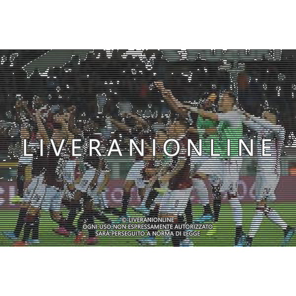 Torino 08.08.2019 Stadio Grande Torino Torino vs Shakhtyor Soligorsk terzo turno qualificazioni Europa League 2019/2020 ©Viganti/Agenzia Aldo Liverani Nella foto: festa granata a fine gara - esultanza finale / AGENZIA ALDO LIVERANI SAS