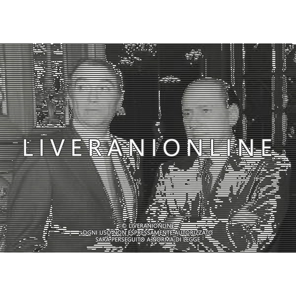 RETROSPETTIVA ERNESTO PELLEGRINI PRESIDENTE INTER CALCIO 1992-1993 NELLA FOTO ERNESTO PELLEGRINI PRESIDENTE INTER CON SILVIO BERLUSCONI AG ALDO LIVERANI SAS