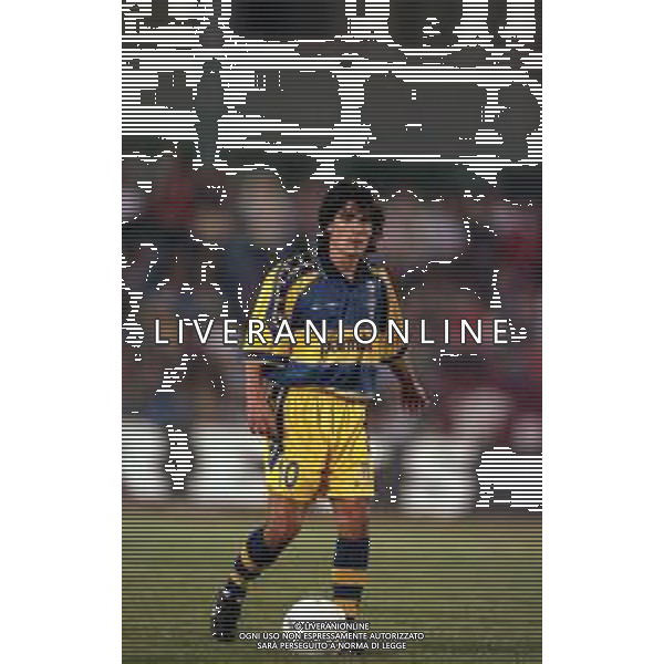 1999 AOSTA- TORNEO AMICHEVOLE PARMA TORINO NELLA FOTO ARIEL ORTEGA AG ALDO LIVERANI SAS