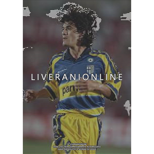 1999 AOSTA- TORNEO AMICHEVOLE PARMA TORINO NELLA FOTO ARIEL ORTEGA AG ALDO LIVERANI SAS