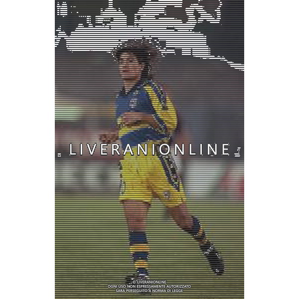 1999 AOSTA- TORNEO AMICHEVOLE PARMA TORINO NELLA FOTO ARIEL ORTEGA AG ALDO LIVERANI SAS