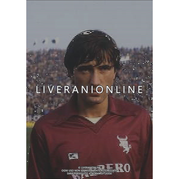 RETROSPETTIVA PAOLO BERUATTO CALCIATORE NELLA FOTO PAOLO BERUATTO CON LA MAGLIA DEL TORINO CALCIO AG ALDO LIVERANI SAS
