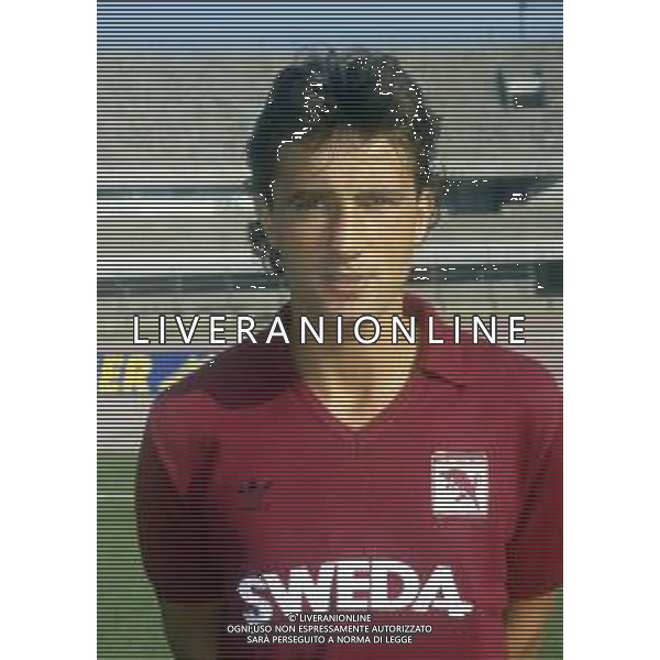 RETROSPETTIVA PAOLO BERUATTO CALCIATORE NELLA FOTO PAOLO BERUATTO CON LA MAGLIA DEL TORINO CALCIO AG ALDO LIVERANI SAS