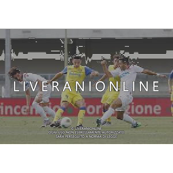 CHIEVO - RAVENNA secondo turno di Coppa Italia TIM CUP 11.08.2019 Nella foto Mariusz Stepinski, Carlo Martorelli e Simone Raffini ©p.g. / AGENZIA ALDO LIVERANI SAS