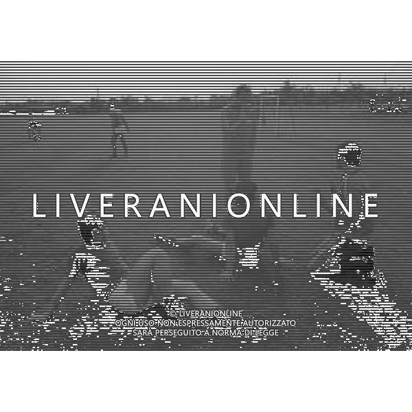 1974 CAMPIONATO DEL MONDO DI CALCIO GERMANIA 74 ALLENAMENTO NAZIONALE ITALIANA NELLA FOTO ALLENAMENTO NAZIONALE ITALIANA AG ALDO LIVERANI SAS