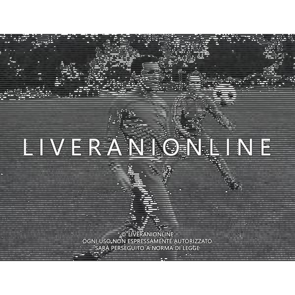 1974 CAMPIONATO DEL MONDO DI CALCIO GERMANIA 74 ALLENAMENTO NAZIONALE ITALIANA NELLA FOTO GIGI RIVA AG ALDO LIVERANI SAS