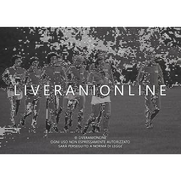 1974 CAMPIONATO DEL MONDO DI CALCIO GERMANIA 74 ALLENAMENTO NAZIONALE ITALIANA NELLA FOTO ALLENAMENTO NAZIONALE ITALIANA AG ALDO LIVERANI SAS