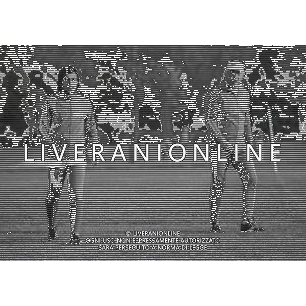 1974 CAMPIONATO DEL MONDO DI CALCIO GERMANIA 74 ALLENAMENTO NAZIONALE ITALIANA NELLA FOTO FRANCO CAUSIO E FERRUCCIO VALCAREGGI AG ALDO LIVERANI SAS