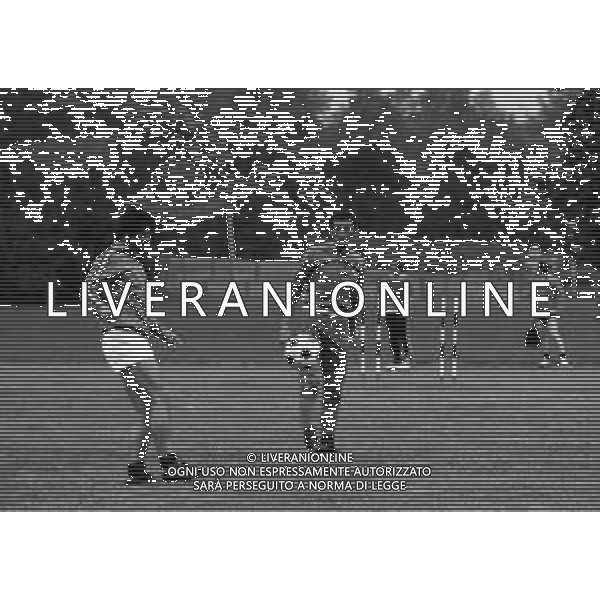 1974 CAMPIONATO DEL MONDO DI CALCIO GERMANIA 74 ALLENAMENTO NAZIONALE ITALIANA NELLA FOTO GIGI RIVA E GIANNI RIVERA AG ALDO LIVERANI SAS