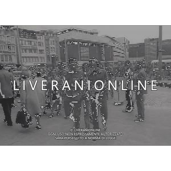 1974 CAMPIONATO DEL MONDO DI CALCIO GERMANIA 74 ALLENAMENTO NAZIONALE ITALIANA NELLA FOTO DINO ZOFF E ANTONIO IULIANO AG ALDO LIVERANI SAS