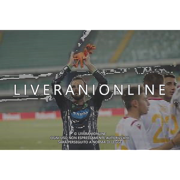 CHIEVO - RAVENNA secondo turno di Coppa Italia TIM CUP 11.08.2019 Nella foto i giocatori del Ravenna sotto la curva dei tifosi a fine gara - Andrea Spurio ©p.g. / AGENZIA ALDO LIVERANI SAS