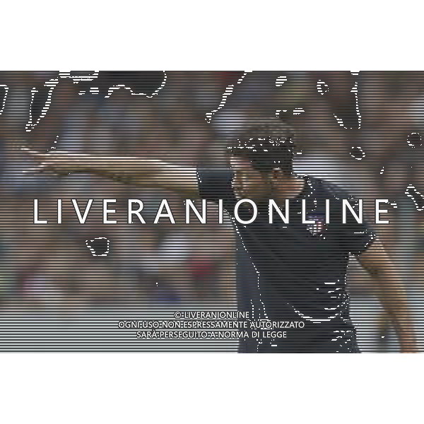 INTERNATIONAL CHAMPIONS CUP 2019 Atletico Madrid - Juventus 10/08/2019 nella foto: Mister Diego Simeone (Atletico Madrid) ©Claudio Zamagni/Agenzia Aldo Liverani s.a.s. Mister Diego Simeone (Atletico Madrid) during International Champions Cup 2019 match between Atletico Madrid and Juventus f.c. at Friends Arena Stadium in Stockholm on August 10 2019 photo credit by Claudio Zamagni/Aldo Liverani Photo Agency