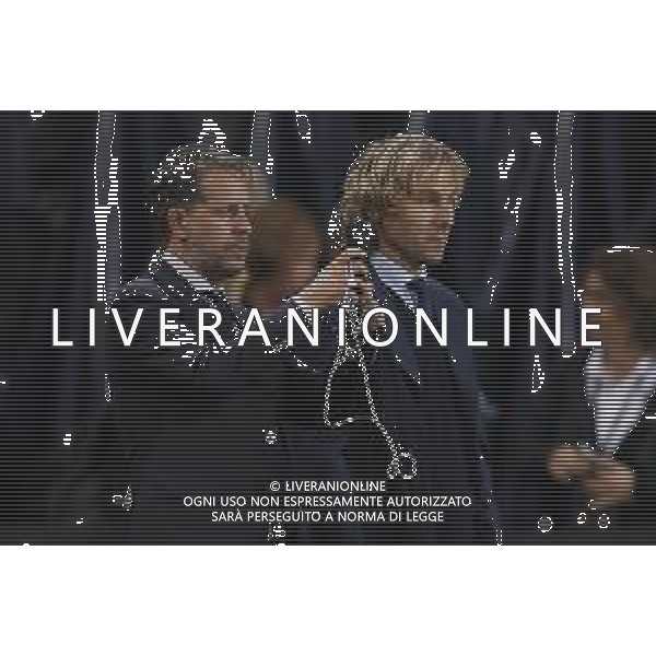 INTERNATIONAL CHAMPIONS CUP 2019 Atletico Madrid - Juventus 10/08/2019 nella foto: Fabio Paratici e Pavel Nedved ©Claudio Zamagni/Agenzia Aldo Liverani s.a.s. Fabio Paratici and Pavel Nedved during International Champions Cup 2019 match between Atletico Madrid and Juventus f.c. at Friends Arena Stadium in Stockholm on August 10 2019 photo credit by Claudio Zamagni/Aldo Liverani Photo Agency
