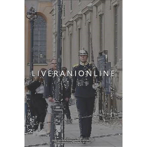 Stoccolma - Città\' e Capitale della Svezia 13/08/2019 nella foto: la guardia del palazzo reale ©Claudio Zamagni/Agenzia Aldo Liverani s.a.s. the guard of real palace in Stockholm City the first city of Sweden ©Claudio Zamagni/Aldo Liverani Photo Agency