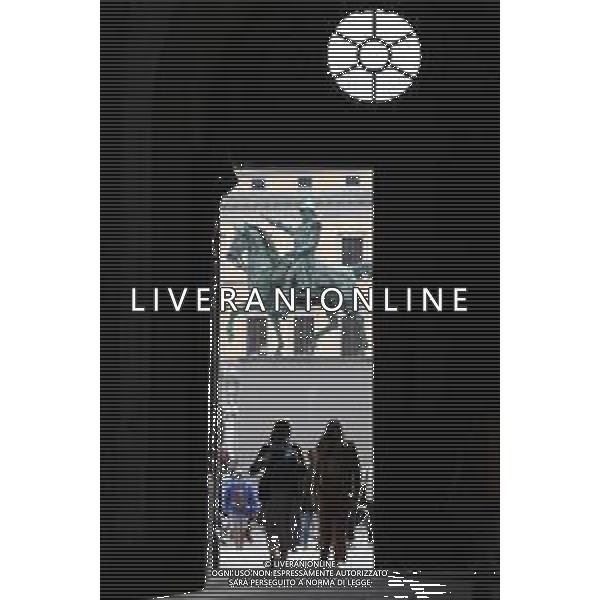 Stoccolma - Città\' e Capitale della Svezia 13/08/2019 nella foto: Monumento per il re svedese Karl XIV Johan (Bernadotte) nella parte storica della città ©Claudio Zamagni/Agenzia Aldo Liverani s.a.s. a monument in honor of king Karl XIV Johan in old town of Stockholm City the first city of Sweden ©Claudio Zamagni/Aldo Liverani Photo Agency