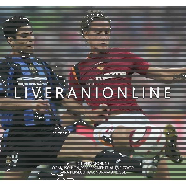 MILANO STADIO MEAZZA 15/6/2005 INTER-ROMA FINALE TIM CUP NELLA FOTO CRUZ-MEXES FOTO AG ALDO LIVERANI
