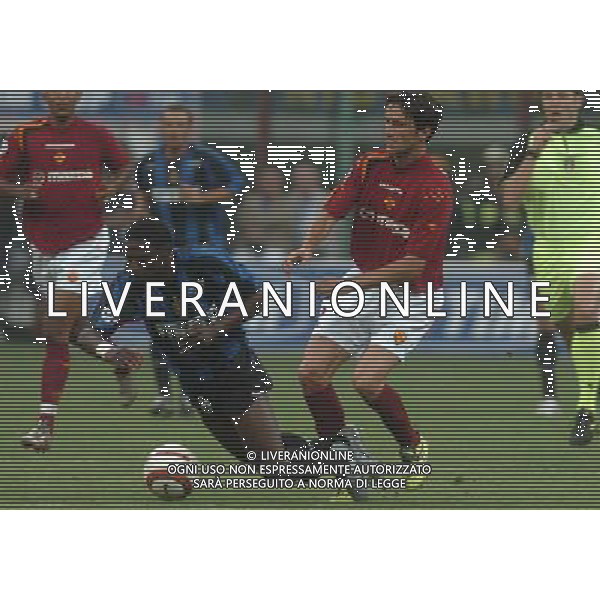 MILANO STADIO MEAZZA 15/6/2005 INTER-ROMA FINALE TIM CUP NELLA FOTO MARTINS-PANICUCCI FOTO AG ALDO LIVERANI
