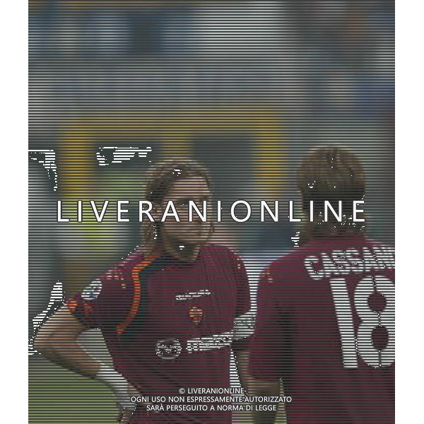 INTER-ROMA FINALE TIM CUP 15/06/2005 NELLA FOTO TOTTI-CASSANO AGENZIA ALDO LIVERANI