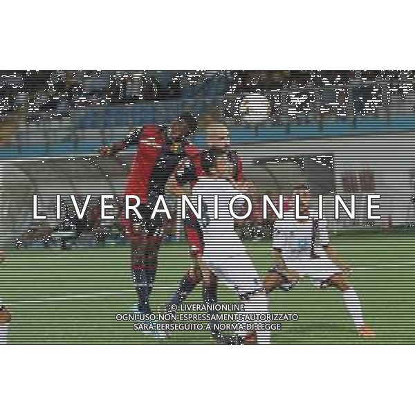CHIAVARI 16 08 2019 COPPA ITALIA IMOLESE CALCIO-GENOA CALCIO NELLA FOTO GOL DI SAPONARA RICCARDO GENOA CALCIO ©SANNA / AGENZIA ALDO LIVERANI SAS
