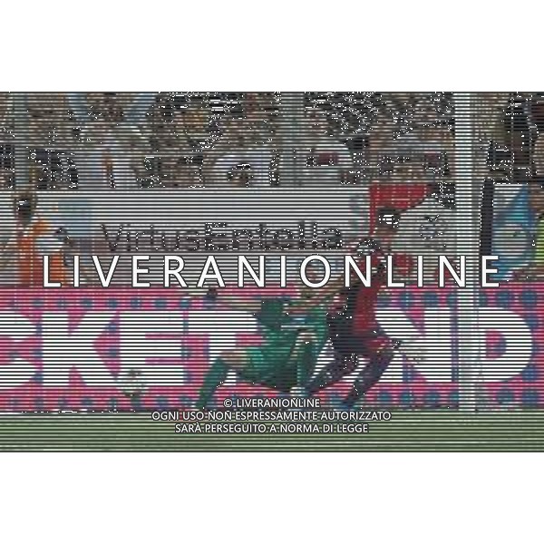 CHIAVARI 16 08 2019 COPPA ITALIA IMOLESE CALCIO-GENOA CALCIO NELLA FOTO GOL DI GHIGLIONE PAOLO GENOA CALCIO ©SANNA / AGENZIA ALDO LIVERANI SAS