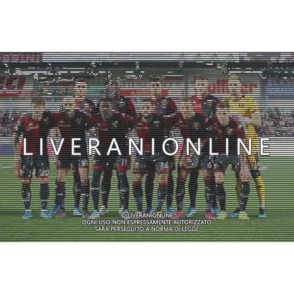 CHIAVARI 16 08 2019 COPPA ITALIA IMOLESE CALCIO-GENOA CALCIO NELLA FOTO FORMAZIONE SQUADRA GENOA CALCIO ©SANNA / AGENZIA ALDO LIVERANI SAS