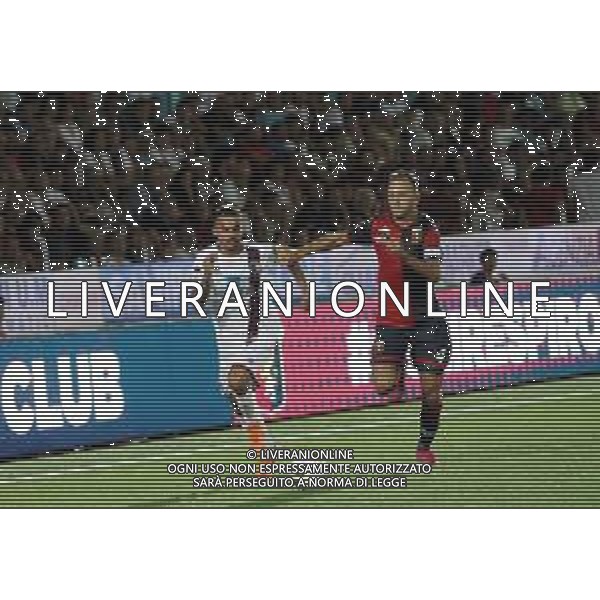 CHIAVARI 16 08 2019 COPPA ITALIA GENOA-IMOLESE 4-1 NELLA FOTO GARATTONI ALESSANDRO IMOLESE E DOMENICO CRISCITO GENOA CALCIO FOTO GIANNI SANNA-AG ALDO LIVERANI SAS