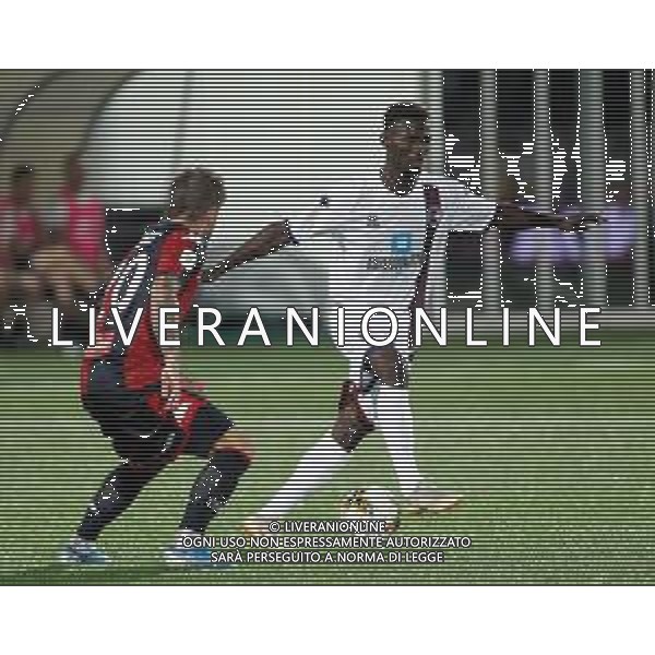 CHIAVARI 16 08 2019 COPPA ITALIA GENOA-IMOLESE 4-1 NELLA FOTO EMMANUEL LATTE LATH IMOLESE E SCHONE LASSE GENOA FOTO GIANNI SANNA-AG ALDO LIVERANI SAS