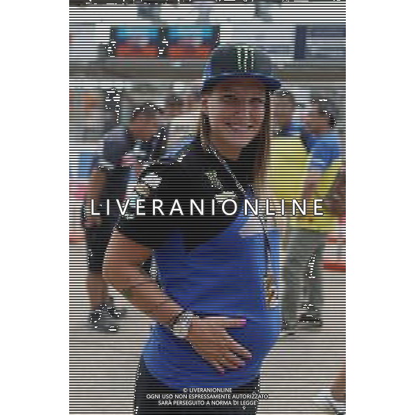 IMOLA SABATO 17 AGOSTO 2019 AUTODROMO ENZO E DINO FERRARI MOTOCROSS NELLA FOTO: CHIARA FONTANESI CAMPIONESSA MOSTRA IL PANCIONE STATO INTERESSANTE FOTO GIANNI SANNA-AG ALDO LIVERANI SAS