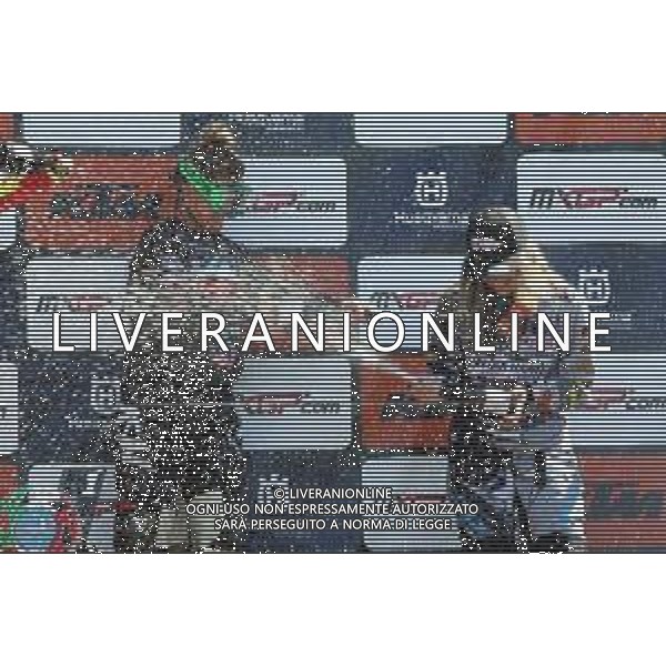 IMOLA 18 08 2019 MOTOCROSS GARA 2 WMX DONNE VITTORIA DI COURTNEY DUNCAN NELLA FOTO COURTNEY DUNCAN PODIO ©SANNA / AGENZIA ALDO LIVERANI SAS