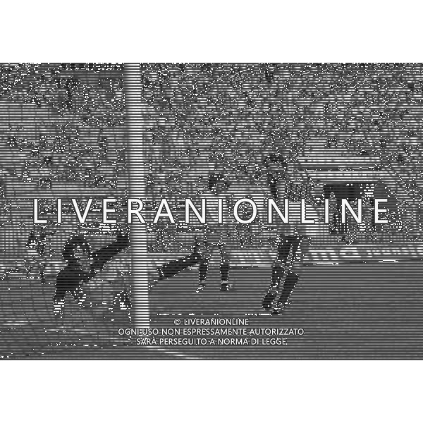 05-06-1983 MILANO-CAMPIONATO DI CALCIO SERIE B MILAN ATALANTA 1-0 NELLA FOTO GOAL JOE JORDAN AG ALDO LIVERANI SAS