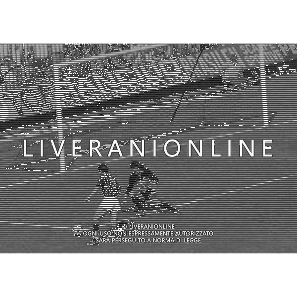 05-06-1983 MILANO-CAMPIONATO DI CALCIO SERIE B MILAN ATALANTA 1-0 NELLA FOTO JOE JORDAN E MIRKO BENEVELLI AG ALDO LIVERANI SAS