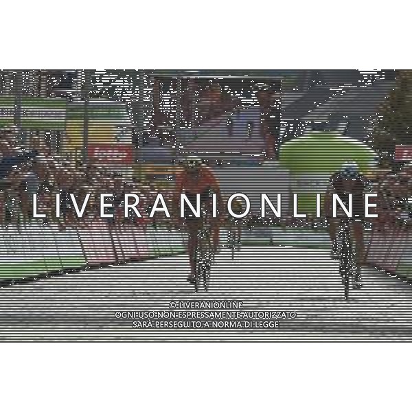 18-08-2019 Binckbank Tour; Tappa 07 Saint Pieters Leeuw - Geraardsbergen; 2019, Ag2r La Mondiale; 2019, Ccc Team; Naesen, Oliver; Van Avermaet, Greg; Geraardsbergen; ©SIROTTI / AGENZIA ALDO LIVERANI SAS