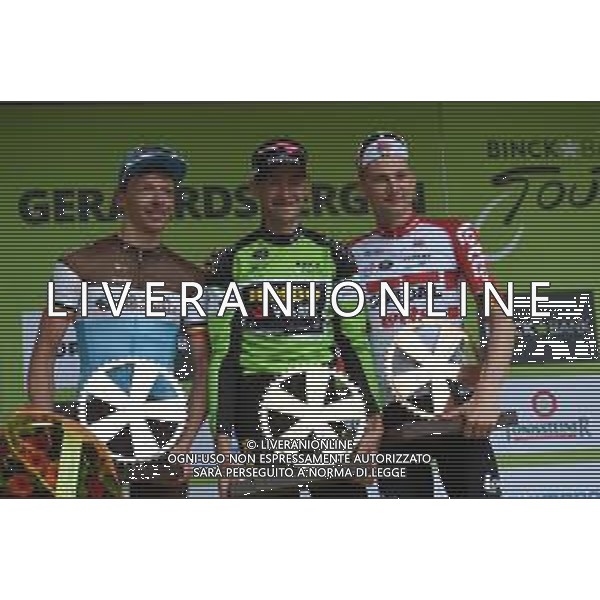 18-08-2019 Binckbank Tour; Tappa 07 Saint Pieters Leeuw - Geraardsbergen; 2019, Jumbo - Visma; 2019, Ag2r La Mondiale; 2019, Lotto - Soudal; De Plus, Laurens; Naesen, Oliver; Wellens, Tim; Geraardsbergen; ©SIROTTI / AGENZIA ALDO LIVERANI SAS