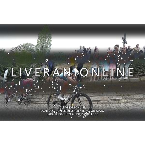 18-08-2019 Binckbank Tour; Tappa 07 Saint Pieters Leeuw - Geraardsbergen; 2019, Ag2r La Mondiale; Naesen, Oliver; Muro Di Grammont; ©SIROTTI / AGENZIA ALDO LIVERANI SAS