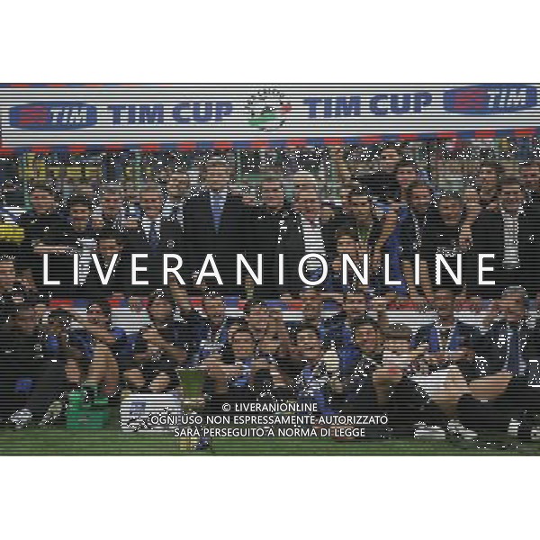 Milano 15 giugno 2005 Coppa Italia Tim Finale Inter - Roma nella foto: esultanza inter foto Andry / Ag. Aldo Liverani