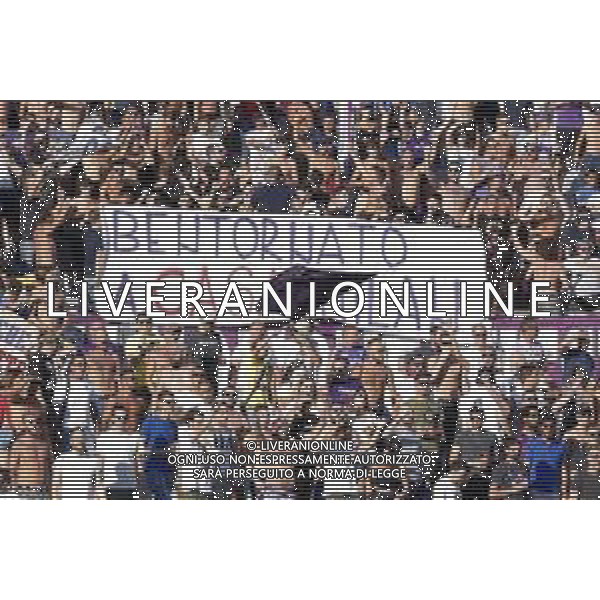 Fiorentina - Monza coppa Italia - 18/08/2019 nella foto: striscione dei tifosi per Badelji (acf Fiorentina) ©Claudio Zamagni/Agenzia Aldo Liverani s.a.s. a banner for Badelji (acf Fiorentina) during Italian\'s Cup soccer match between Acf Fiorentina and Monza at Artemio Franchi Stadium on August 18 2019 in Florence photo credit by Claudio Zamagni/Aldo Liverani Photo Agency / AGENZIA ALDO LIVERANI SAS