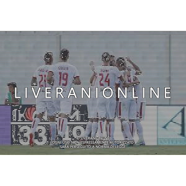 Fiorentina - Monza coppa Italia - 18/08/2019 nella foto: Esultanza monza dopo il gol di Andrea Brighenti ©Claudio Zamagni/Agenzia Aldo Liverani s.a.s. monza celebrates after scoring a goal during Italian\'s Cup soccer match between Acf Fiorentina and Monza at Artemio Franchi Stadium on August 18 2019 in Florence photo credit by Claudio Zamagni/Aldo Liverani Photo Agency / AGENZIA ALDO LIVERANI SAS
