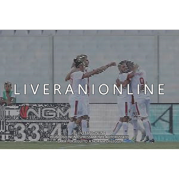 Fiorentina - Monza coppa Italia - 18/08/2019 nella foto Esultanza monza dopo il gol di Andrea Brighenti ©Claudio Zamagni/Agenzia Aldo Liverani s.a.s. monza celebrates after scoring a goal during Italian\'s Cup soccer match between Acf Fiorentina and Monza at Artemio Franchi Stadium on August 18 2019 in Florence photo credit by Claudio Zamagni/Aldo Liverani Photo Agency / AGENZIA ALDO LIVERANI SAS