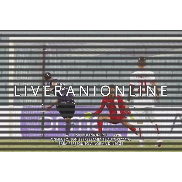 Fiorentina - Monza coppa Italia - 18/08/2019 nella foto: il secondo gol di Vlahovic Dusan (acf Fiorentina) ©Claudio Zamagni/Agenzia Aldo Liverani s.a.s. second goal of Vlahovic Dusan (acf Fiorentina)during Italian\'s Cup soccer match between Acf Fiorentina and Monza at Artemio Franchi Stadium on August 18 2019 in Florence photo credit by Claudio Zamagni/Aldo Liverani Photo Agency