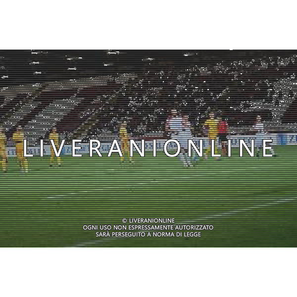 Cittadella (PD), Italia, 18 Agosto 2019, stadio "Tombolato", III° turno eliminatorio Tim Cup 2019/2020, incontro tra le squadre del Cittadella e del Carpi, nella foto: rigore del Michele Vano 19 del Carpi FC 1909 ©Alessio Marini / AGENZIA ALDO LIVERANI SAS