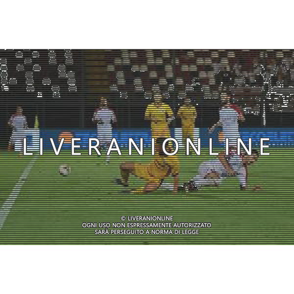 Cittadella (PD), Italia, 18 Agosto 2019, stadio "Tombolato", III° turno eliminatorio Tim Cup 2019/2020, incontro tra le squadre del Cittadella e del Carpi, nella foto: ©alessio marini / AGENZIA ALDO LIVERANI SAS