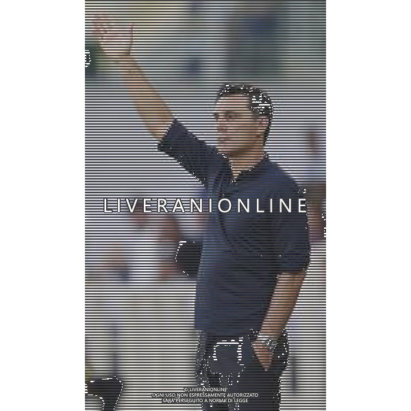 Fiorentina - Monza coppa Italia - 18/08/2019 nella foto: Mister Vincenzo Montella (fiorentina) ©Claudio Zamagni/Agenzia Aldo Liverani s.a.s. Mister Vincenzo Montella (fiorentina) during Italian\'s Cup soccer match between Acf Fiorentina and Monza at Artemio Franchi Stadium on August 18 2019 in Florence photo credit by Claudio Zamagni/Aldo Liverani Photo Agency / AGENZIA ALDO LIVERANI SAS