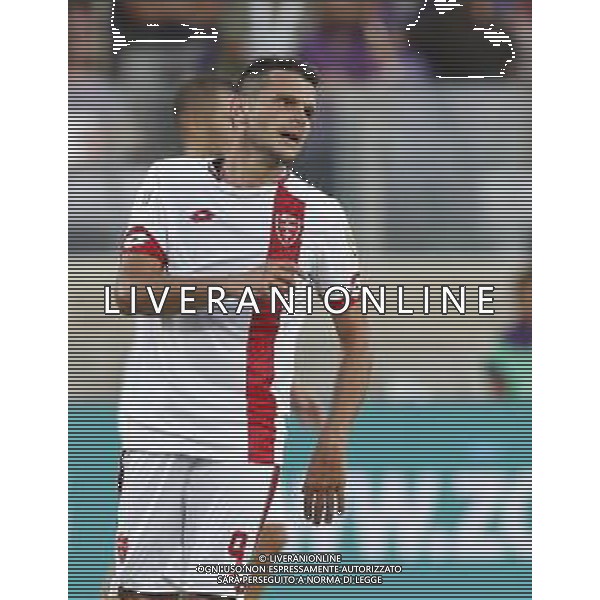 Fiorentina - Monza coppa Italia - 18/08/2019 nella foto: Brighenti Andrea (Monza 1912) ©Claudio Zamagni/Agenzia Aldo Liverani s.a.s. Brighetti Andrea (Monza 1912) during Italian\'s Cup soccer match between Acf Fiorentina and Monza at Artemio Franchi Stadium on August 18 2019 in Florence photo credit by Claudio Zamagni/Aldo Liverani Photo Agency / AGENZIA ALDO LIVERANI SAS